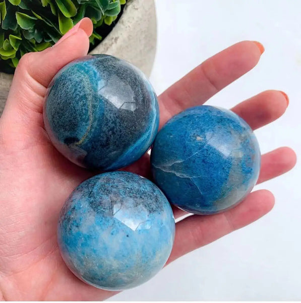 Blue Trolleite Crystal Ball-ToShay.org