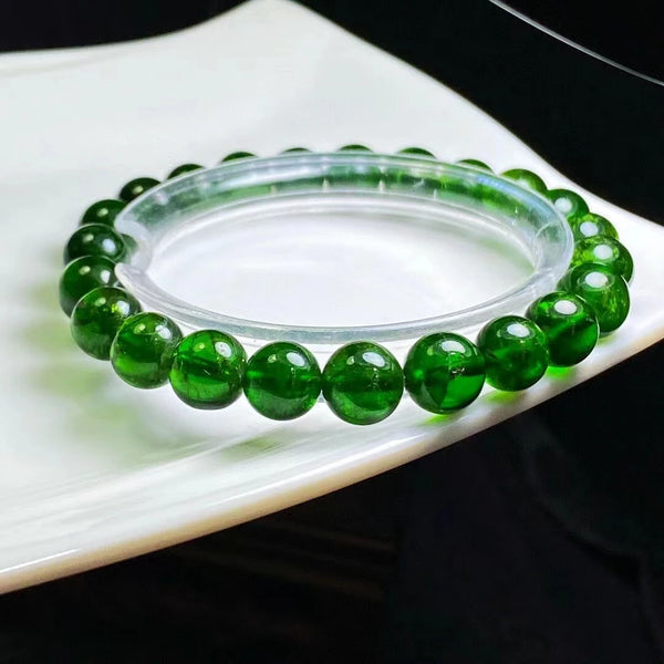 Green Chrome Diopside Bracelet-ToShay.org