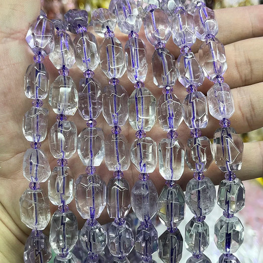 Purple Amethyst Crystal Beads-ToShay.org