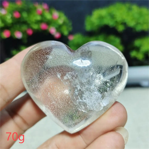 Clear Crystal Heart-ToShay.org