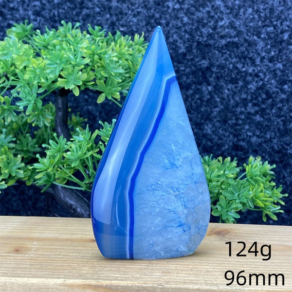 Blue Agate Torch-ToShay.org