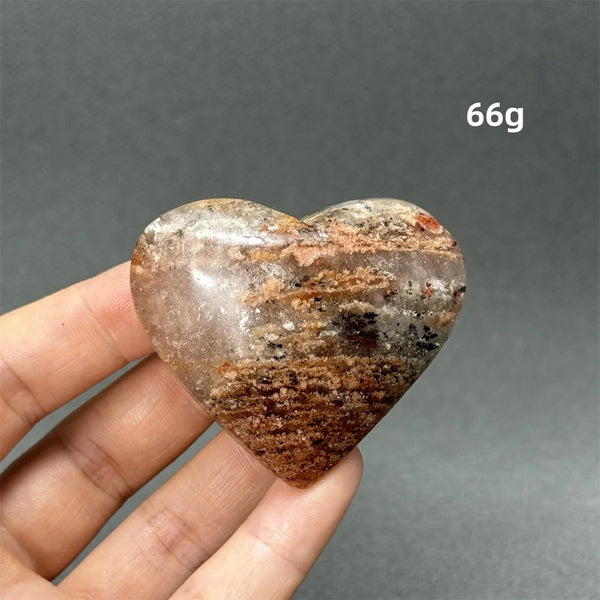 Green Ghost Quartz Heart-ToShay.org