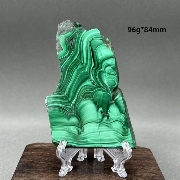 Green Malachite Raw Slice-ToShay.org