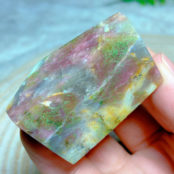 Pink Tourmaline Slice-ToShay.org