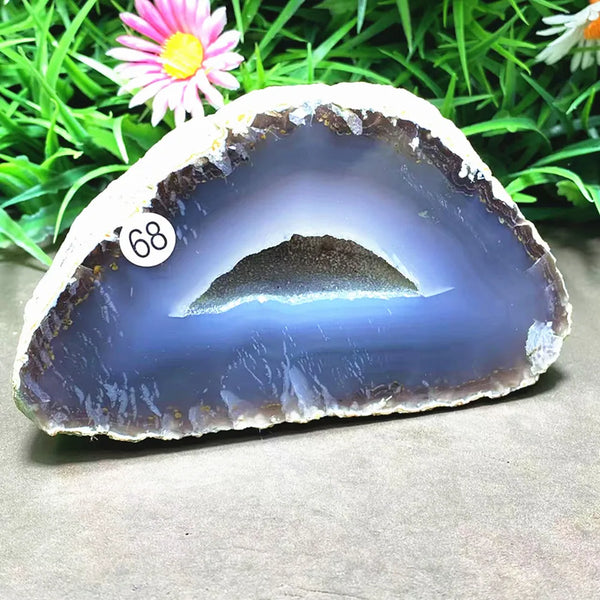 Blue Agate Geode-ToShay.org