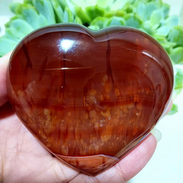 Red Agate Heart-ToShay.org