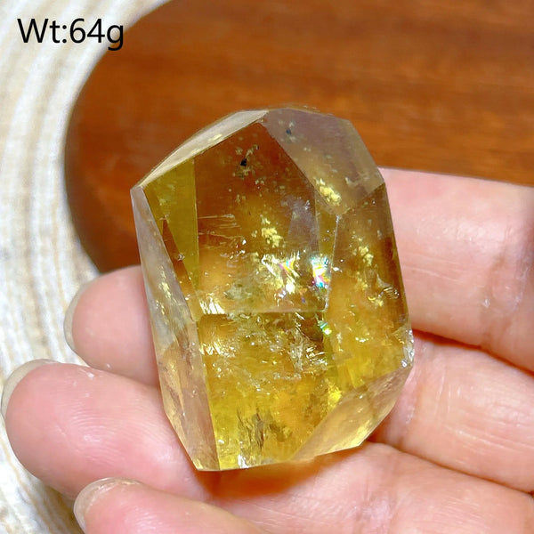 Yellow Smokey Citrine Crystal-ToShay.org