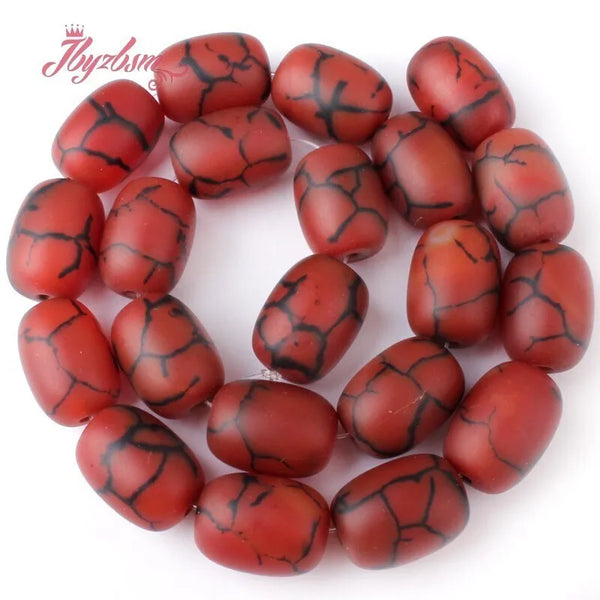 Red Agate Column Beads-ToShay.org