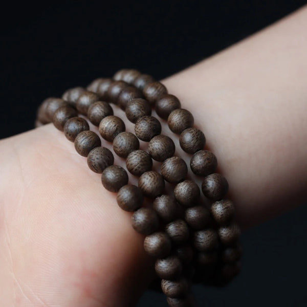 Wood Agarwood Bead Bracelet-ToShay.org