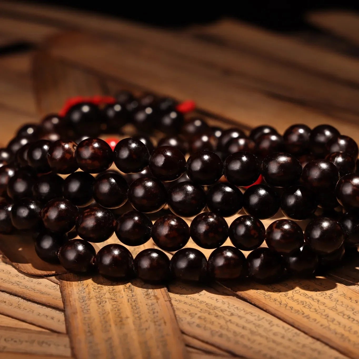 Wood Phoenix Eye Bodhi Beads-ToShay.org