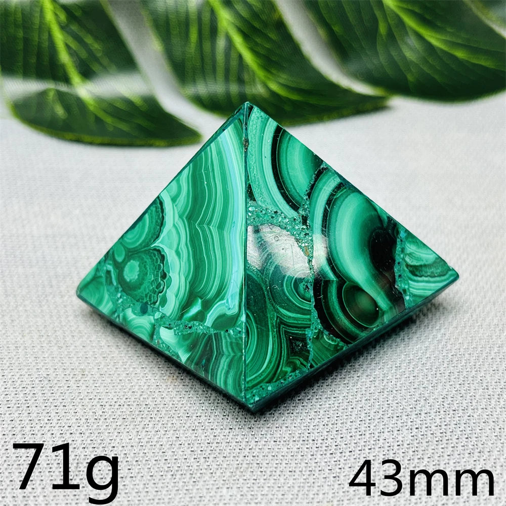 Green Malachite Pyramid-ToShay.org