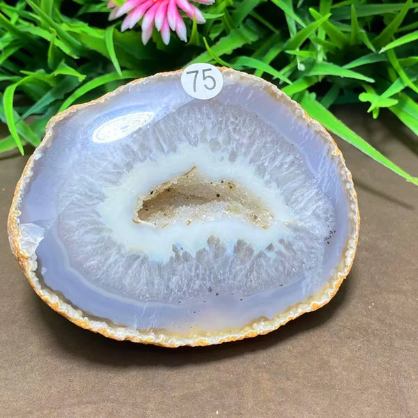 Blue Agate Geode-ToShay.org