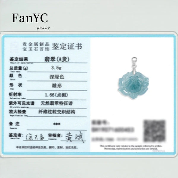 Blue Water Lotus Pendant-ToShay.org