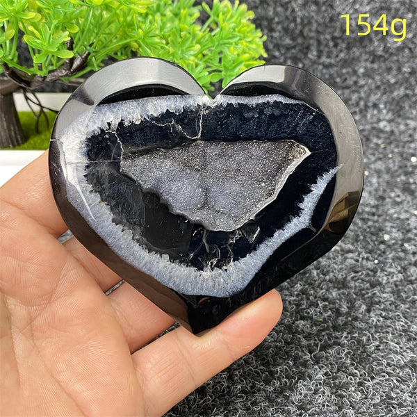 Black Agate Geode-ToShay.org