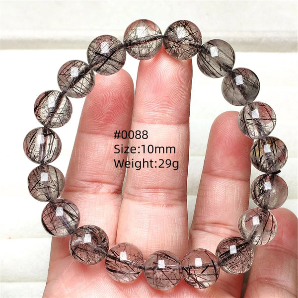 Black Rutilated Quartz Bracelet-ToShay.org