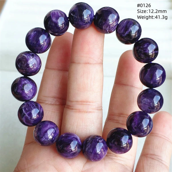 Purple Charoite Bracelet Russia-ToShay.org