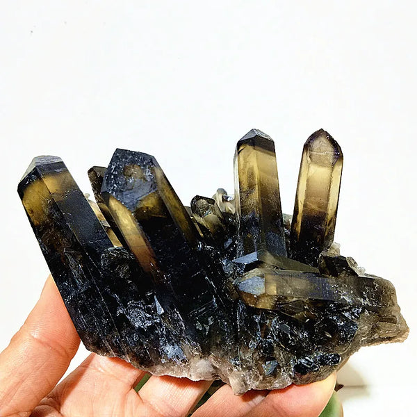 Smoky Quartz Crystal Cluster-ToShay.org