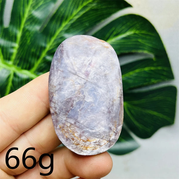 Purple Mica Crystal Palm Stone-ToShay.org
