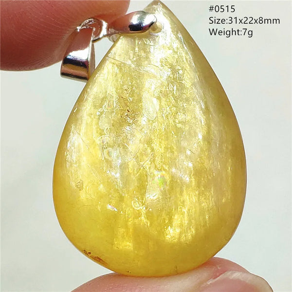 Gold Lepidolite Pendant-ToShay.org