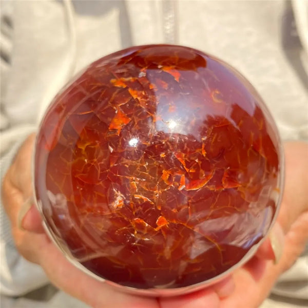 Red Carnelian Agate Ball-ToShay.org