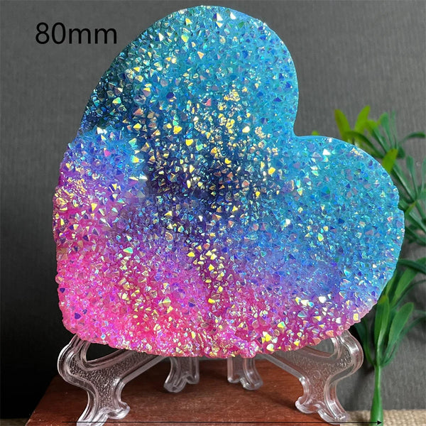 Rainbow Aura Crystal Heart-ToShay.org