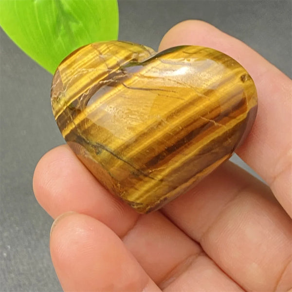 Yellow Tiger Eye Heart-ToShay.org