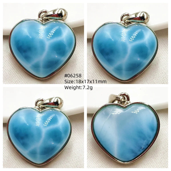 Blue Larimar Pendant-ToShay.org