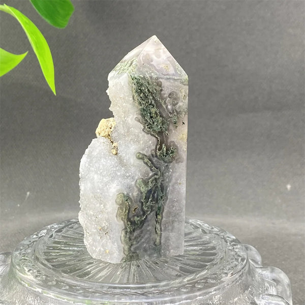 Green Aquatic Agate Point-ToShay.org