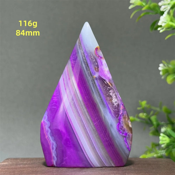 Purple Agate Torch-ToShay.org