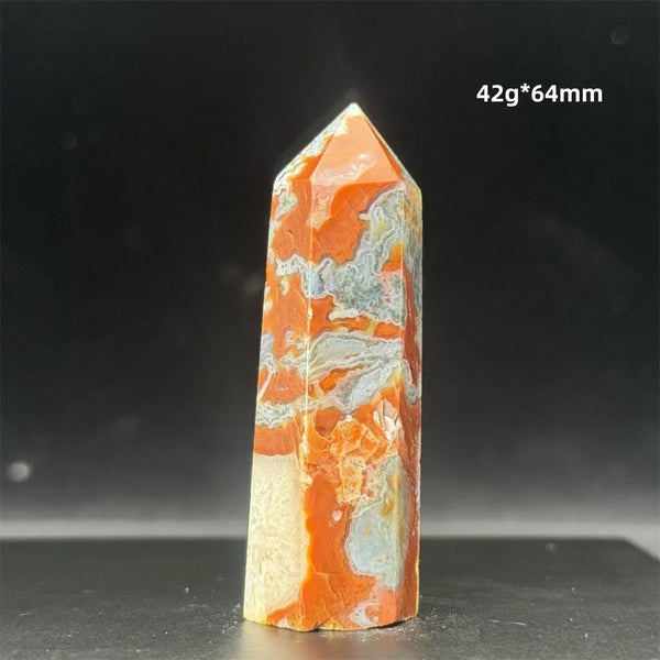 Red Moss Agate Point-ToShay.org