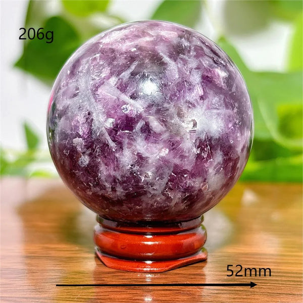 Purple Lepidolite Ball-ToShay.org