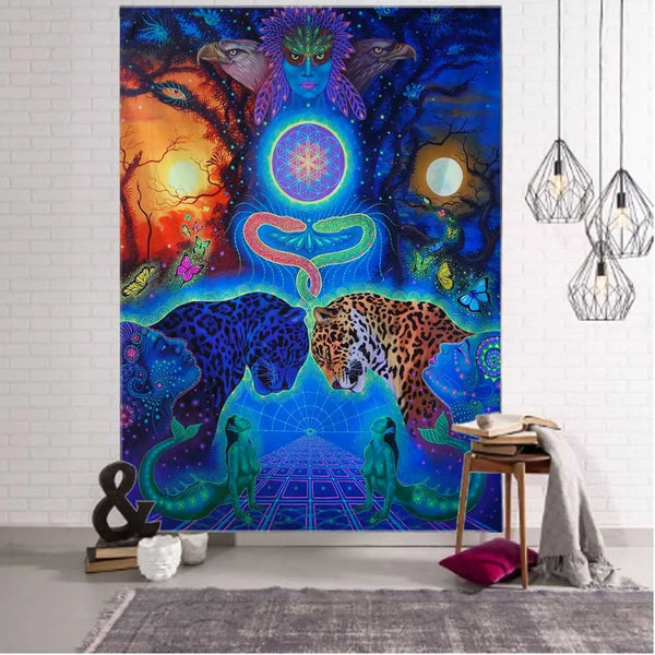 Psychedelic Art Tapestry-ToShay.org
