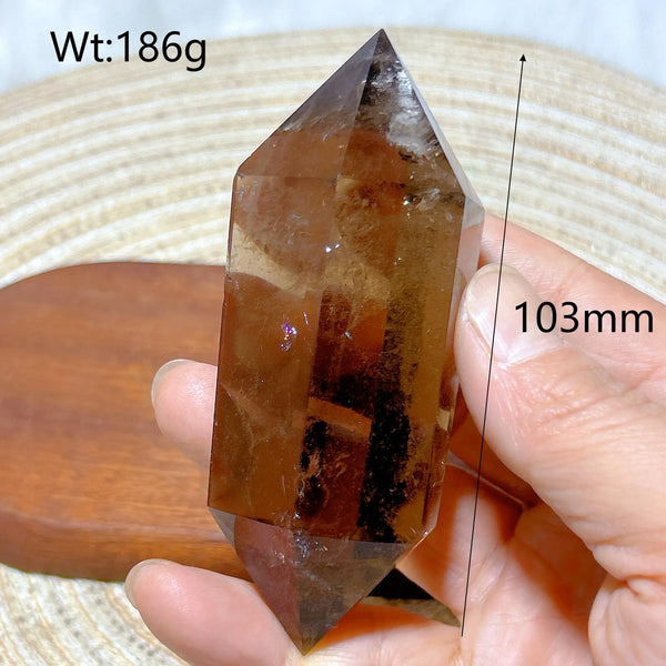 Smokey Rainbow Quartz Point-ToShay.org