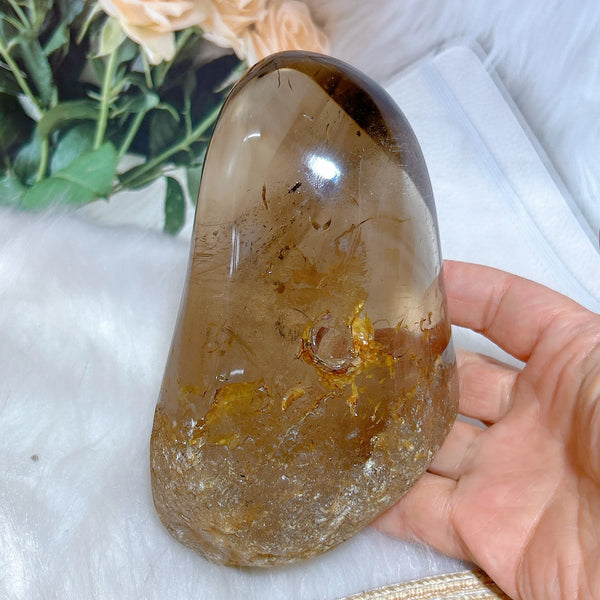 Smokey Rainbow Quartz Stone-ToShay.org
