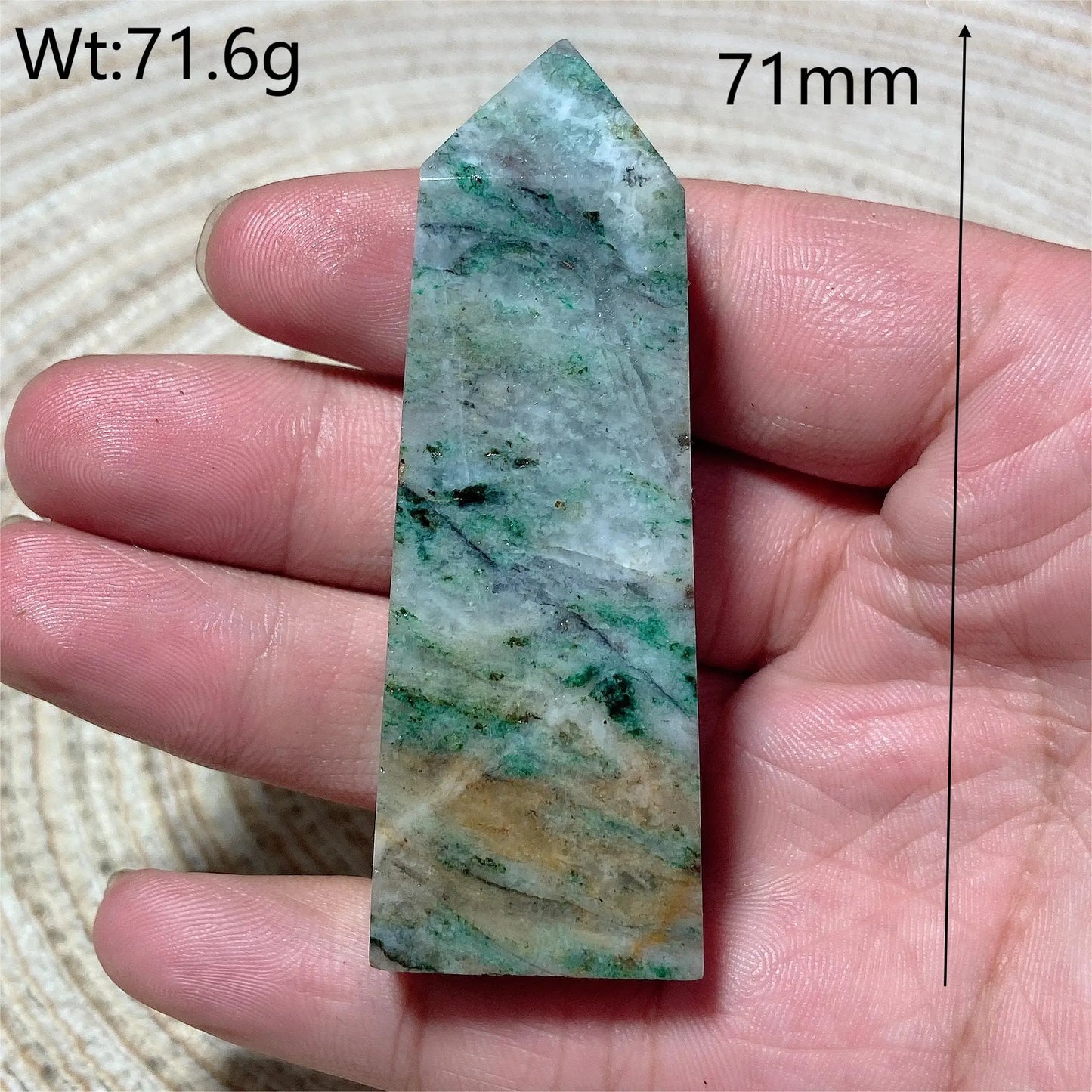 Blue Dioptase Pyrite Tower-ToShay.org