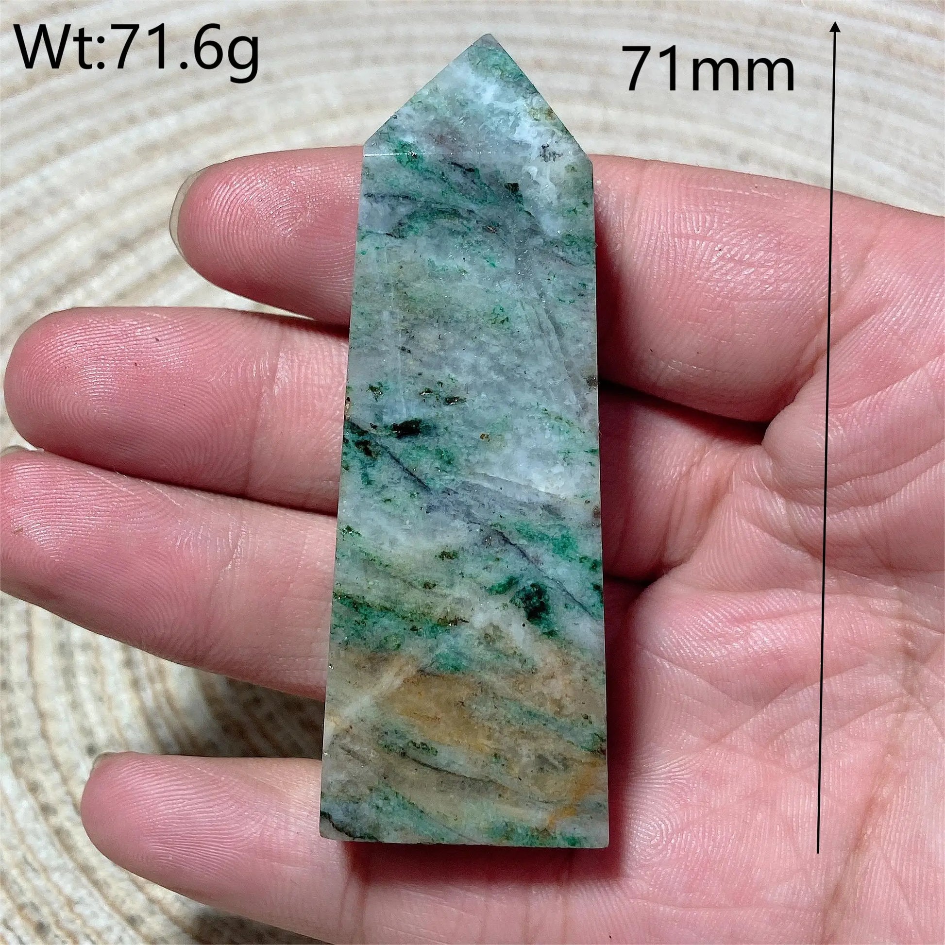 Blue Dioptase Pyrite Point-ToShay.org
