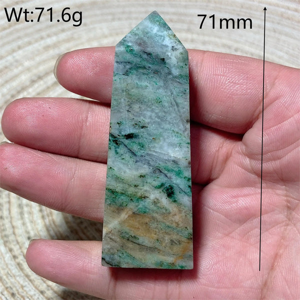 Blue Dioptase Pyrite Tower-ToShay.org