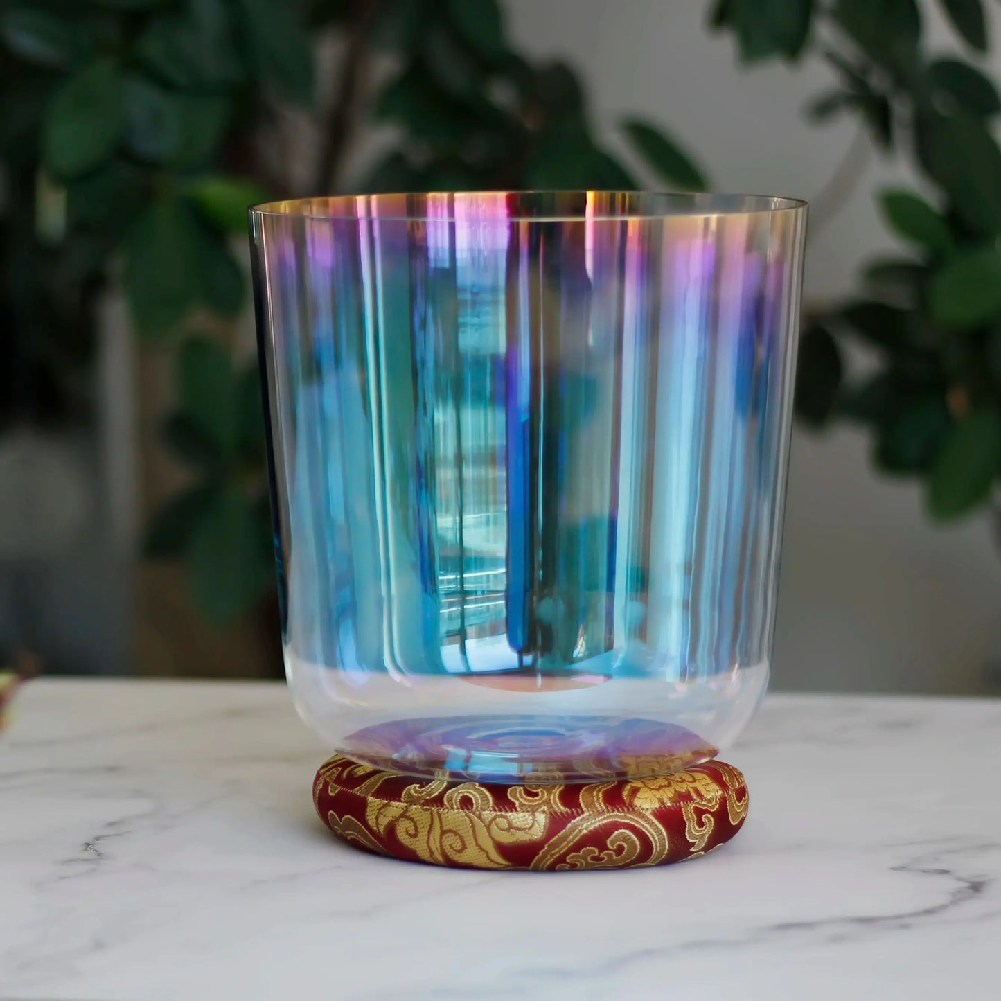 Blue Crystal Singing Bowl-ToShay.org