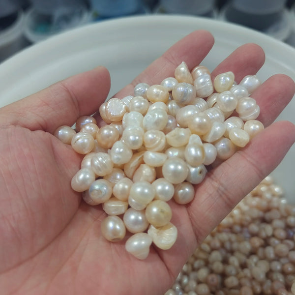 White Polished Pearls-ToShay.org