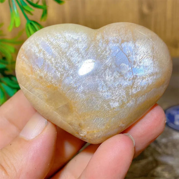 Orange Moonstone Heart-ToShay.org