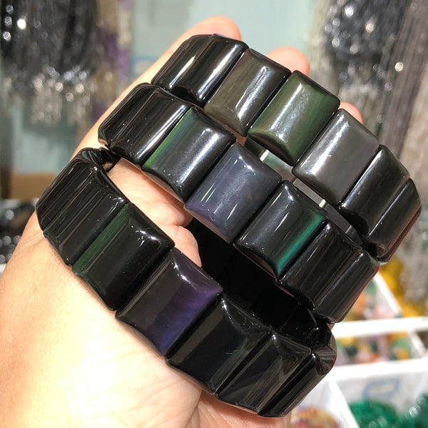 Black Gold Obsidian Bracelet-ToShay.org