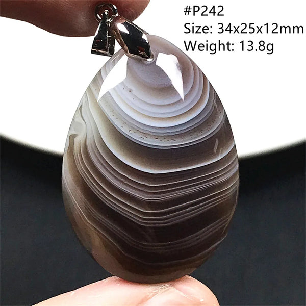 Black Lace Agate Pendant-ToShay.org