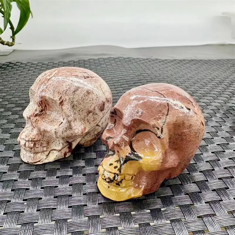 Pink Picture Stone Skull-ToShay.org