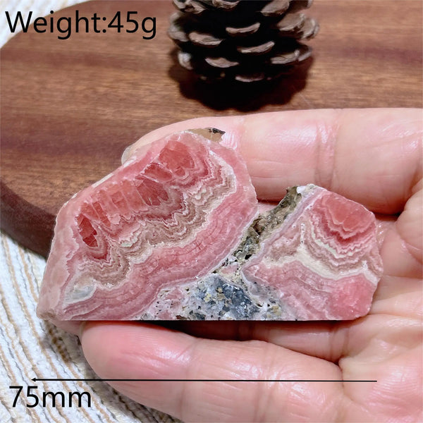 Pink Rhodochrosite Slab-ToShay.org