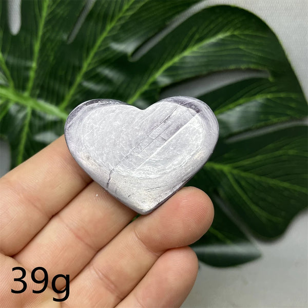 Purple Mica Crystal Heart-ToShay.org