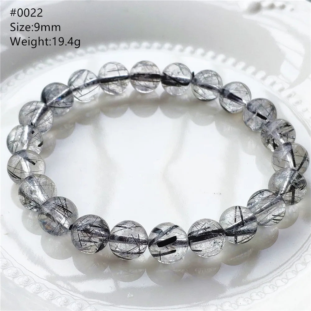 Black Rutilated Quartz Bracelet-ToShay.org
