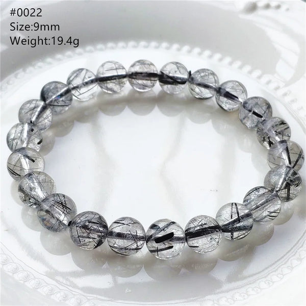 Black Rutilated Quartz Bracelet-ToShay.org