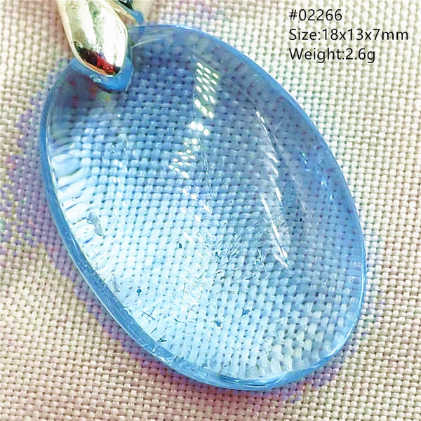 Blue Topaz Crystal Pendant-ToShay.org