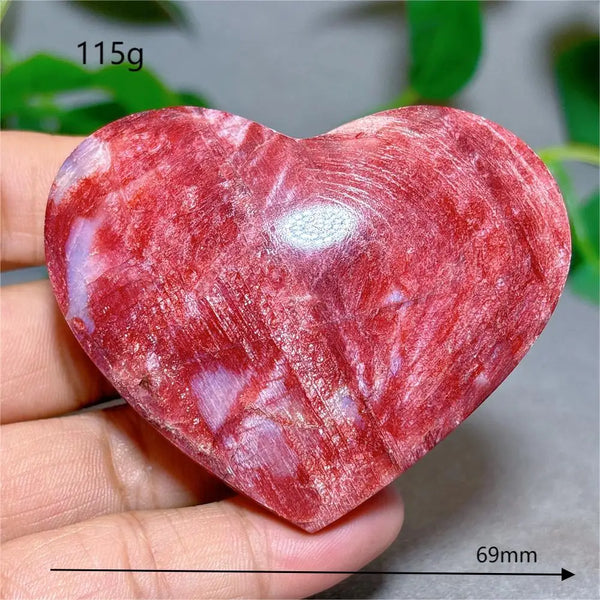 Red Moonstone Heart-ToShay.org