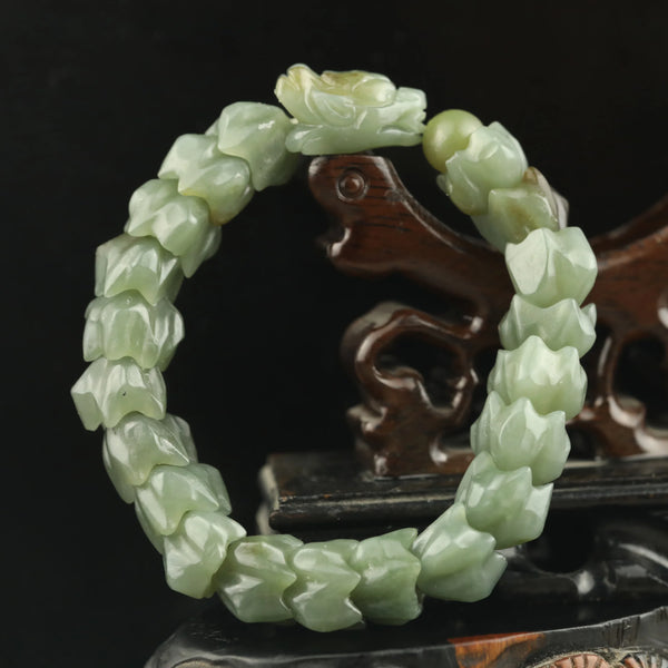 Green Jade Dragon Bracelet-ToShay.org